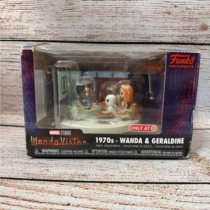 Funko Mini Moments WandaVision 1970s Set with Blue and Brown
